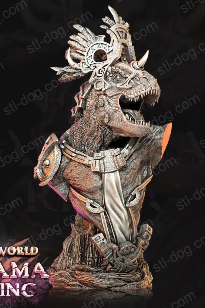 齐斯卡半身像 祝福之爪 3D 打印模型